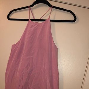 Cross back string sexy top!! Pink!! 👚